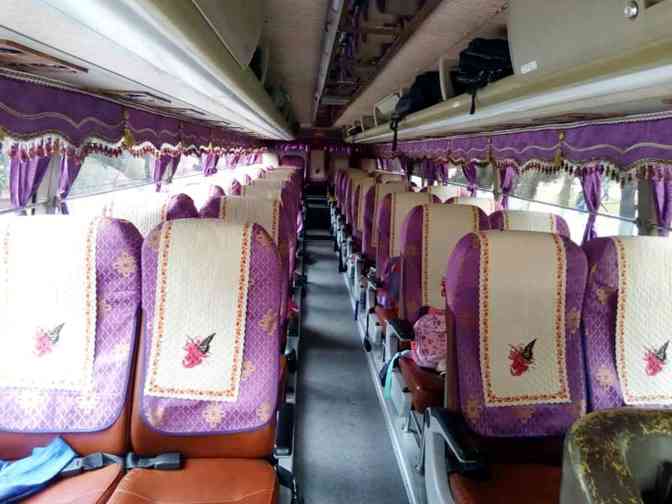 Hire air-conditioned bus to tour Ghana