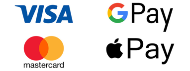 apple google pay mastercard visa accepted here
