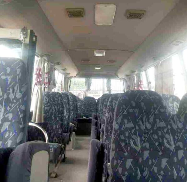 hire seat coaster bus Accra Ghana